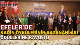 Efeler'de Kadın öykülerinin kazananları ödüllerine kavuştu