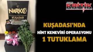 Kuşadası’nda hint keneviri operasyonu: 1 tutuklama