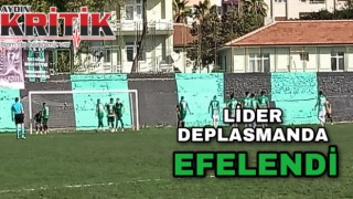 Lider deplasmanda efelendi