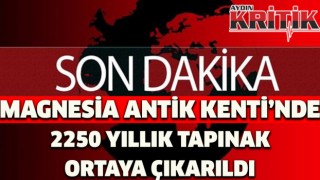 Magnesia Antik Kenti’nde 2250 yıllık tapınak ortaya çıkarıldı