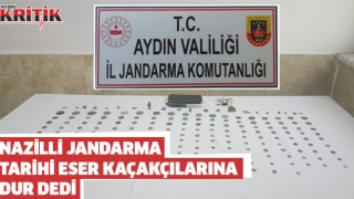 Nazilli Jandarma tarihi eser kaçakçılarına dur dedi