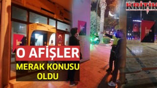 O afişler merak konusu oldu