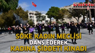 Söke Kadın Meclisi dans ederek kadına şiddeti kınadı