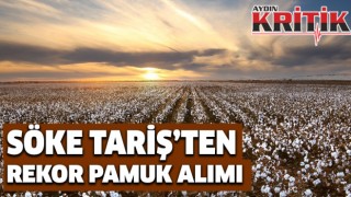 Söke TARİŞ’ten rekor pamuk alımı