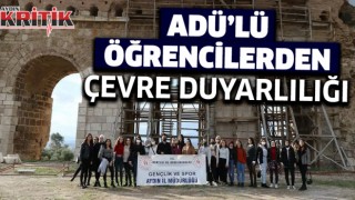 Adü'lü öğrencilerden çevre duyarlılığı