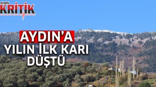 Aydın’a yılın ilk karı düştü