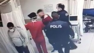 Aydın’da doktora saldırı anı kamerada