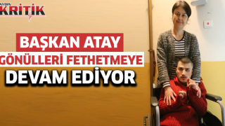 Başkan Atay gönülleri fethetmeye devam ediyor