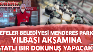  Efeler Belediyesi Menderes Park, yılbaşı akşamına tatlı bir dokunuş yapacak