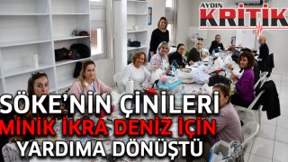 Söke’nin çinileri Minik İkra Deniz için yardıma dönüştü