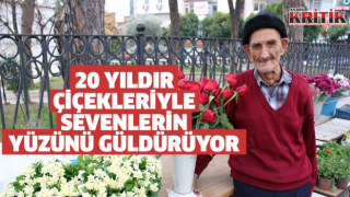 20 yıldır çiçekleriyle sevenlerin yüzünü güldürüyor