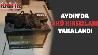 Aydın'da akü hırsızları yakalandı