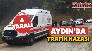 Aydın'da trafik kazası 4 yaralı