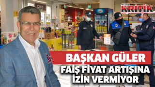 Başkan Güler faiş fiyat artışına izin vermiyor