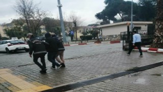 Klima hırsızları önce kameralara, sonra polise yakalandı