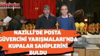 Nazilli’de Posta Güvercini Yarışmaları'nda kupalar sahiplerini buldu