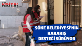 Söke Belediyesi’nin karakış desteği sürüyor