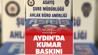 Aydın'da kumar baskını