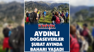 Aydınlı doğaseverler, Şubat ayında baharı yaşadı