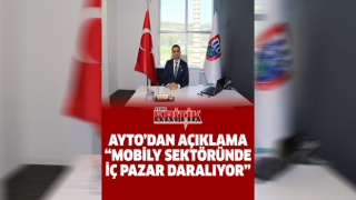 AYTO'dan açıklama "Mobilya sektöründe iç pazar daralıyor"