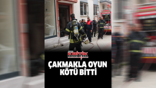 Çakmakla oyun kötü bitti