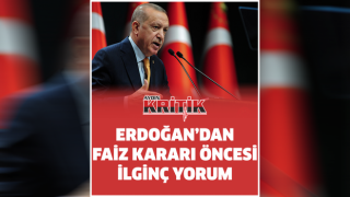 Erdoğan'dan Faiz Kararı Öncesi İlginç Yorum