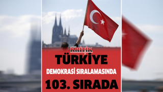 Türkiye demokrasi sıralamasında 103. sırada