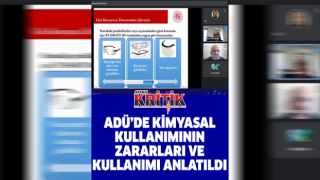 ADÜ'de kimyasal kullanımının zararları ve kullanımı anlatıldı