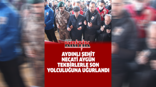 Aydınlı şehit, Necati Aygün, tekbirlerle son yolculuğuna uğurlandı