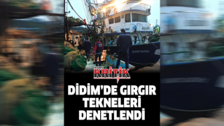 Didim’de gırgır tekneleri denetlendi