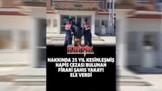 Hakkında 25 yıl kesinleşmiş hapis cezası bulunan firari şahıs yakayı ele verdi