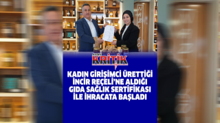 Kadın girişimci ürettiği İncir Reçeli'ne aldığı Gıda Sağlık Sertifikası ile ihracata başladı