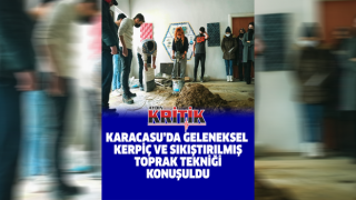 Karacasu’da geleneksel kerpiç ve sıkıştırılmış toprak tekniği konuşuldu