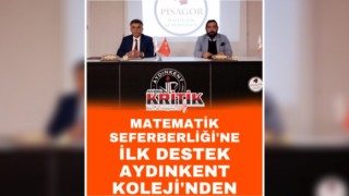 MATEMATİK SEFERBERLİĞİ’NE İLK DESTEK AYDINKENT KOLEJİ’NDEN