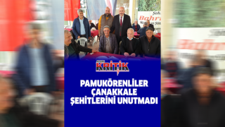 Pamukörenliler Çanakkale Şehitlerini unutmadı