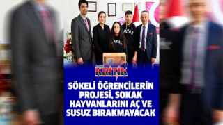 Sökeli öğrencilerin projesi, sokak hayvanlarını aç ve susuz bırakmayacak