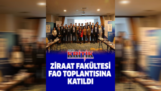 Ziraat Fakültesi FAO toplantısına katıldı