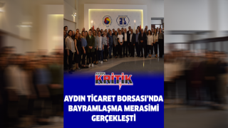 Aydın Ticaret Borsası'nda bayramlaşma merasimi gerçekleşti