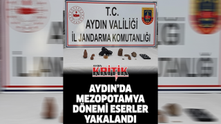 Aydın’da Mezopotamya dönemi eserler yakalandı