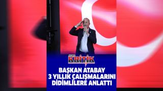 Başkan Atabay 3 yıllık çalışmalarını Didimlilere anlattı