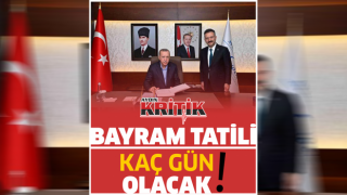 BAYRAM TATİLİ Kabine'nin gündeminde! Bayram tatili kaç gün, 9 gün mü? Ramazan Bayramı tatili birleştirilecek mi?