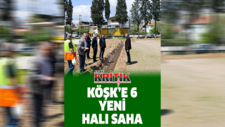 Köşk’e 6 yeni halı saha