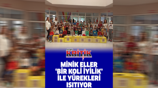 Minik eller ’Bir Koli İyilik’ ile yürekleri ısıtıyor