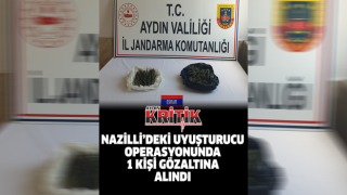 Nazilli'deki uyuşturucu operasyonunda 1 kişi gözaltına alındı