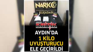 Aydın'da 1 kilogram uyuşturucu ele geçirildi