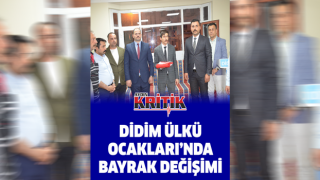 Didim Ülkü Ocakları'nda bayrak değişimi