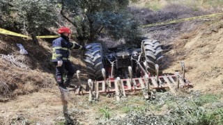 Kullandığı traktörün altında kalan adam hayatını kaybetti