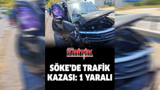 Söke'de trafik kazası: 1 yaralı