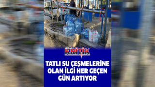 Tatlı su çeşmelerine olan ilgi her geçen gün artıyor