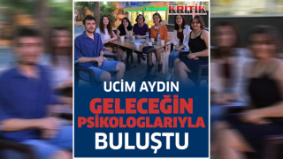 Ucim Aydın, geleceğin psikologlarıyla buluştu